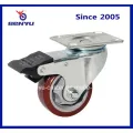 4" 6" 8" PU Rotating Wheel with Brake